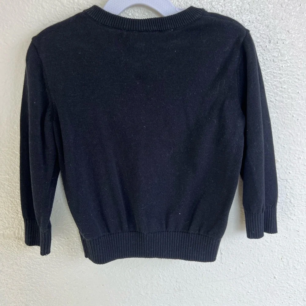 The Children's Place black V-Neck Sweater